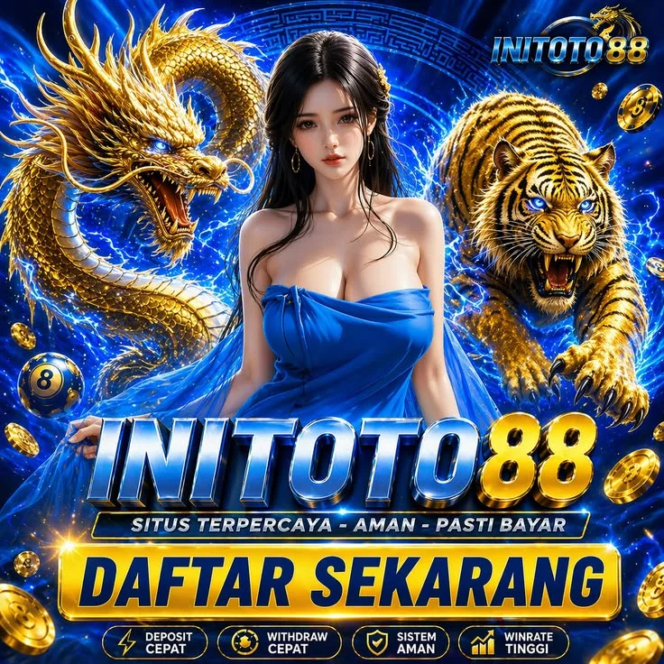 Tampilan beranda referensi INITOTO88 untuk Toto Macau Pro, Togel4D, dan Slot88 Qris