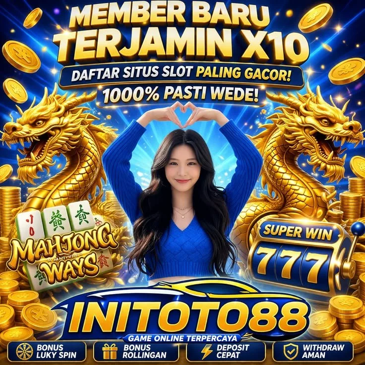 Visual INITOTO88 bertema buletin Toto4D Macau dengan informasi Situs Slot88 dan Qris Slot aman