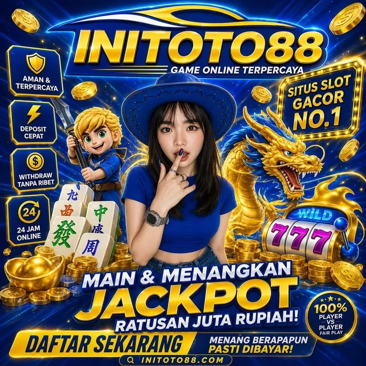 Tampilan visual INITOTO88 untuk direktori situs togel 4D Macau, Slot88, dan Slot Thailand online