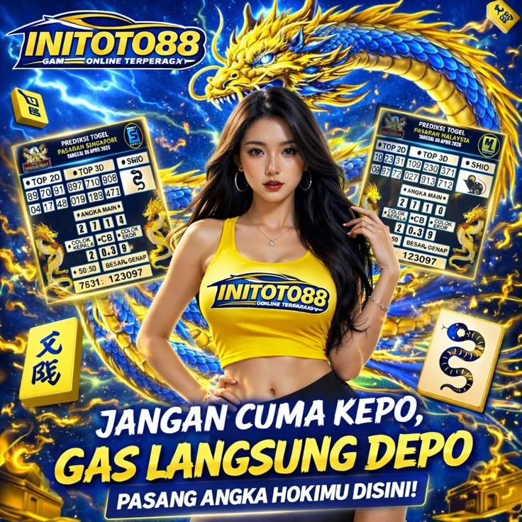 Tampilan foto bertema INITOTO88 dengan informasi Toto4D, Situs Slot88, Lotre Macau, dan Qris Slot.
