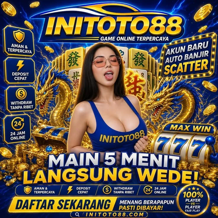 Visual unggahan INITOTO88 tentang info Toto Online Macau, Slot777, Slot Thailand, dan Slot88.