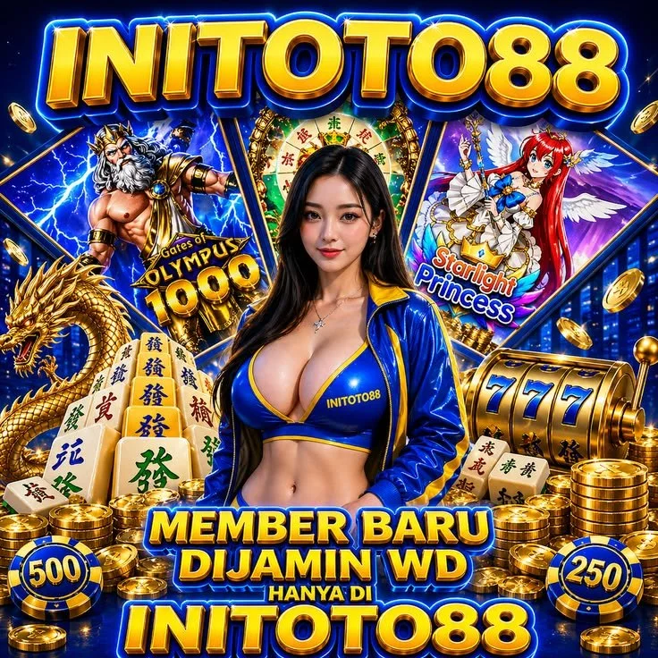 Kolase foto halaman INITOTO88 menampilkan informasi Toto4D, Togel Macau, Slot88 Gacor, dan Qris Slot