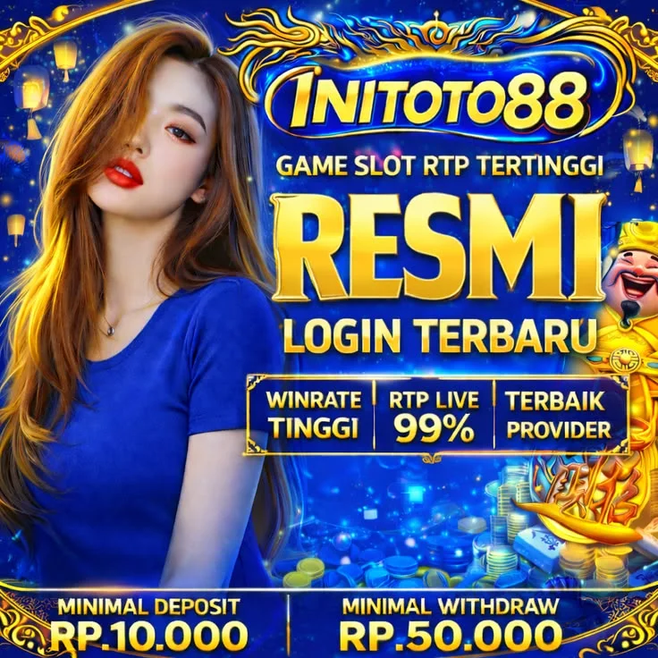 Tampilan konsol visual INITOTO88 tentang Toto Macau Pro, Togel4D, Slot88, dan opsi Qris Slot.