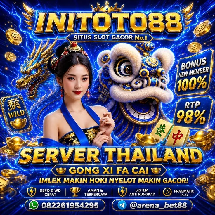 Tampilan visual INITOTO88 bertema Toto Macau Fastpay, Togel4D, dan Slot88 Qris dalam layout galeri digital.