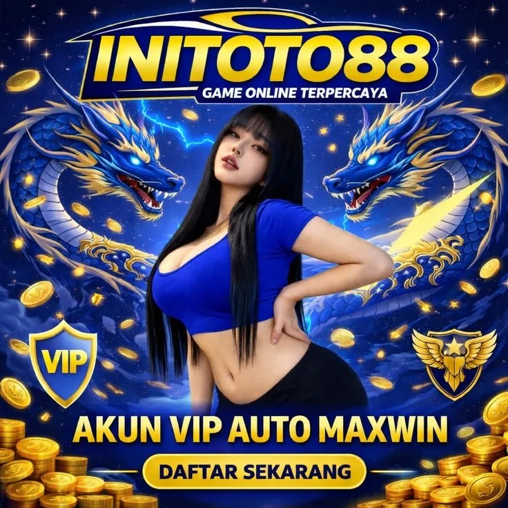 Ilustrasi INITOTO88 dengan informasi Toto 4D, situs slot gacor, Slot88, dan Qris Slot terbaru