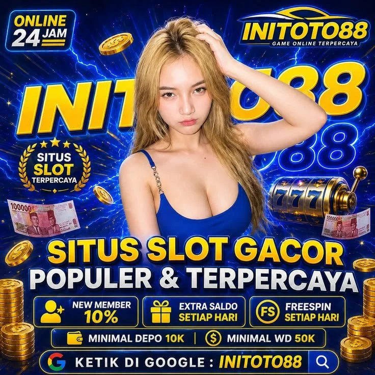 Gambar panel rujukan INITOTO88 untuk Toto Macau, Togel4D, dan Slot88 Qris dengan tampilan visual informatif