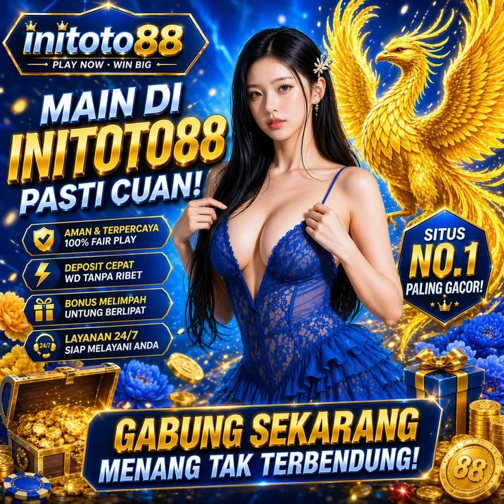 Tampilan visual INITOTO88 sebagai referensi agen Toto Macau dengan Togel4D, Slot88, dan Qris Slot.