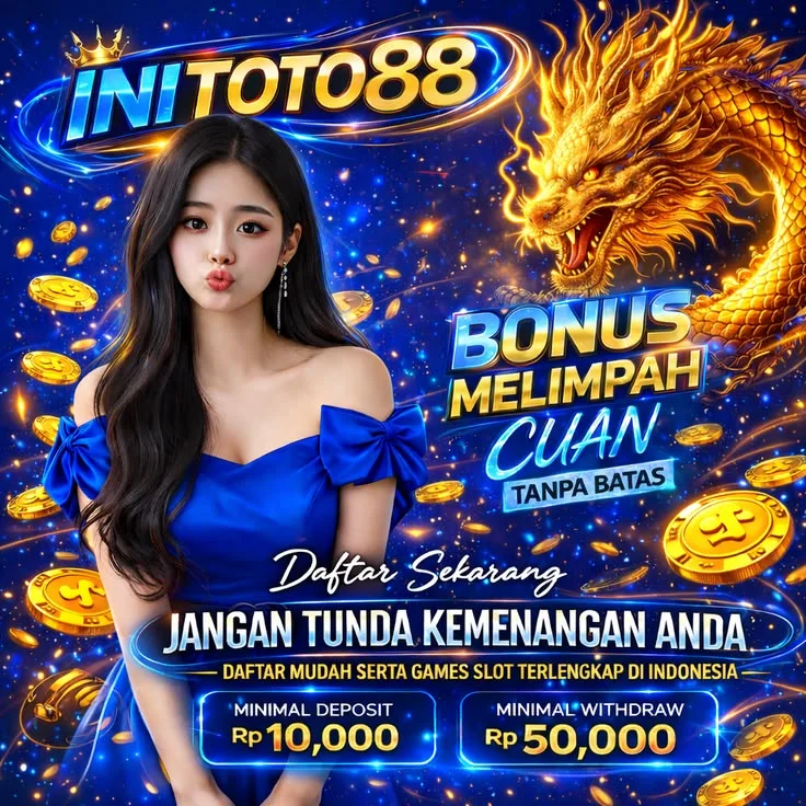 Tampilan visual INITOTO88 tentang referensi Togel Macau, Toto4D, Slot88, dan Qris Slot berbasis bank digital