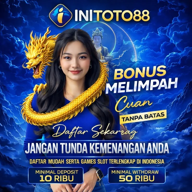 Foto panel INITOTO88 menampilkan catatan Toto 4D Live Draw, Lotre Macau, Slot88, dan Slot777.
