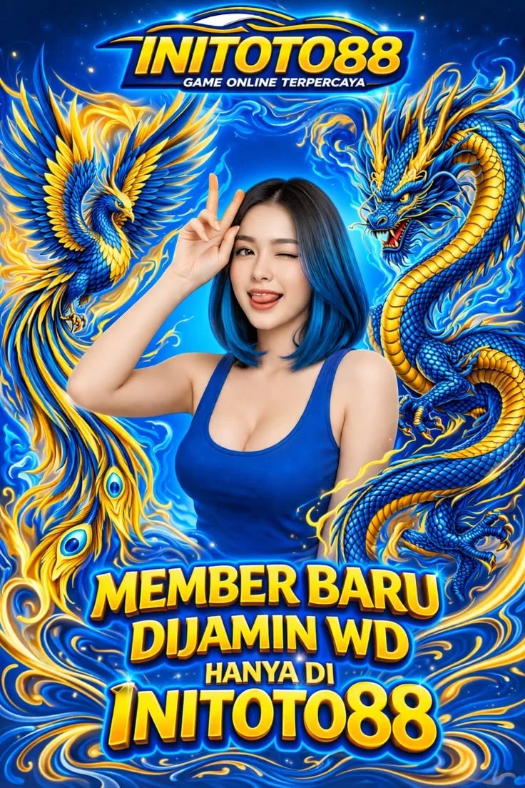 Visual INITOTO88 tentang info Toto Resmi, Togel Macau, Slot88, dan Qris Slot dalam tampilan modern