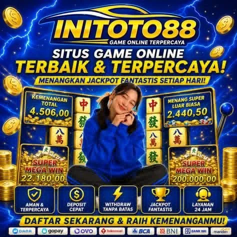 Tampilan pustaka visual INITOTO88 untuk link resmi Toto 4D Macau, Slot88, dan Slot777.