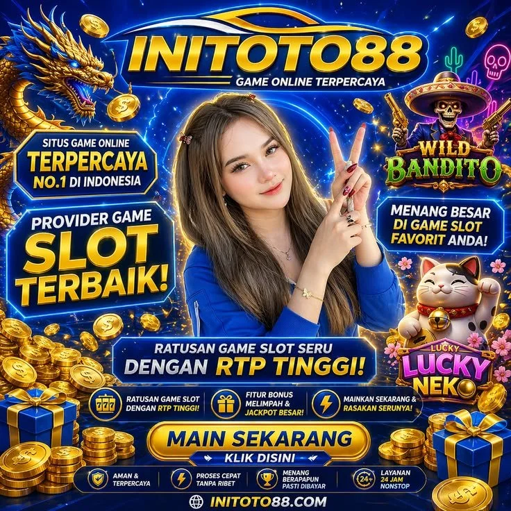 Gambar promosi INITOTO88 untuk informasi Toto4D resmi, Slot88 online, dan Togel Macau