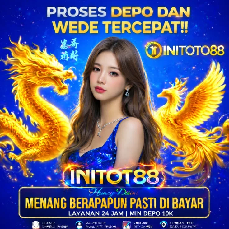 Tampilan visual INITOTO88 untuk informasi Toto Digital Macau, link alternatif, Slot777, dan Slot88