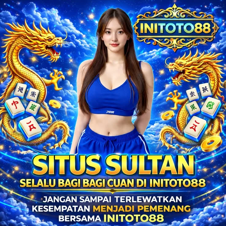 Tampilan mode gelap INITOTO88 berisi referensi Toto Macau, Togel4D, Slot88, dan Qris Slot.