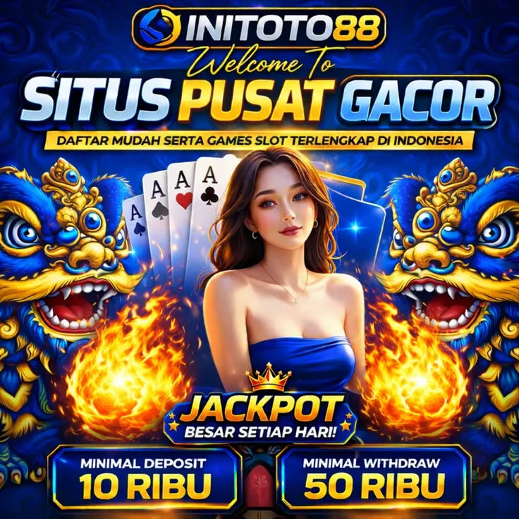 Tampilan visual INITOTO88 bertema Toto4D Macau, Situs Toto, Slot88 Qris, dan Qris Slot terpadu